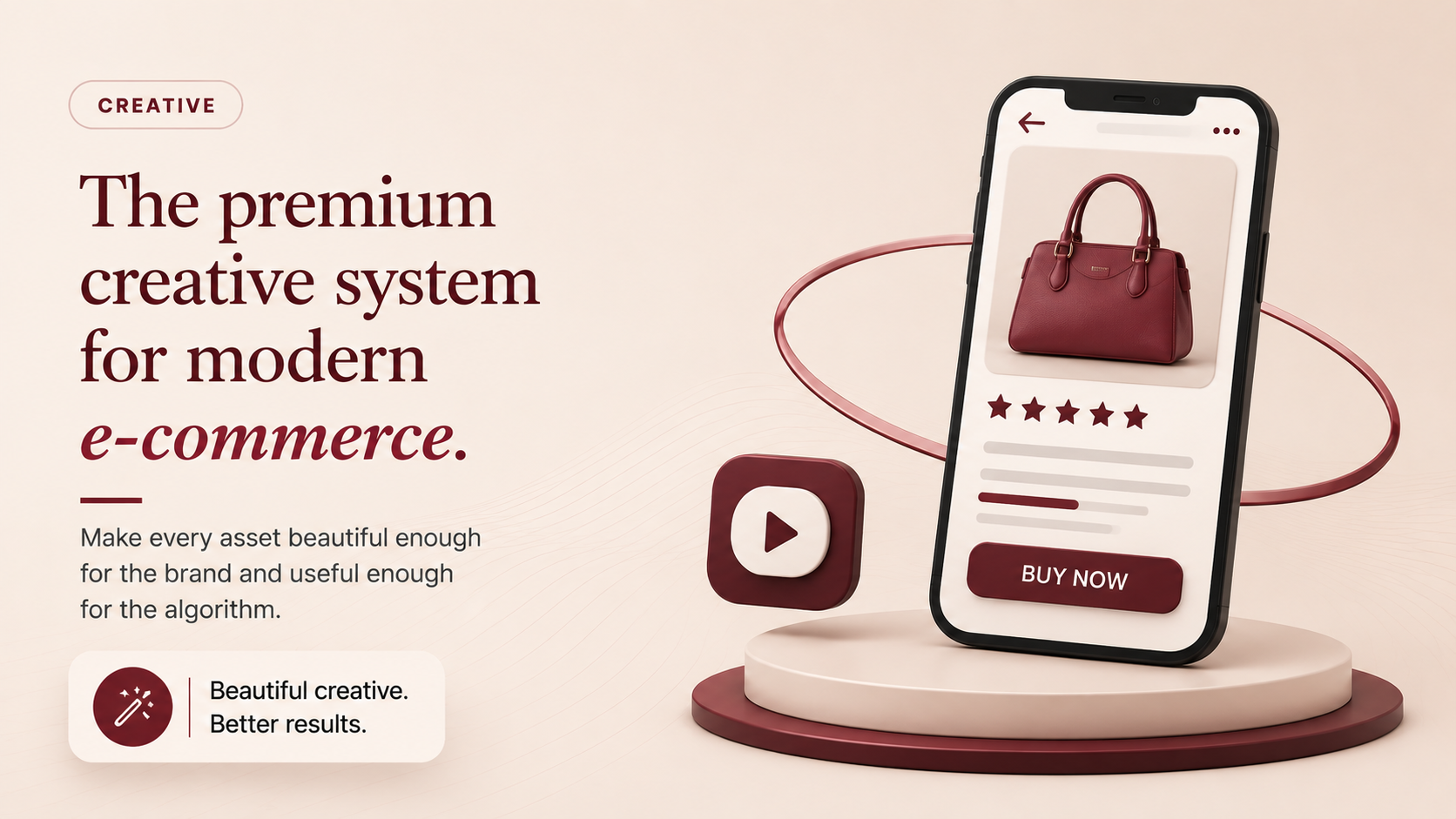 The premium creative system for modern e-commerce